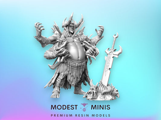 Kujla War Chief - 32mm Scale DnD Miniature | Dungeons and Dragons | JRPG Mini - RN Estudio