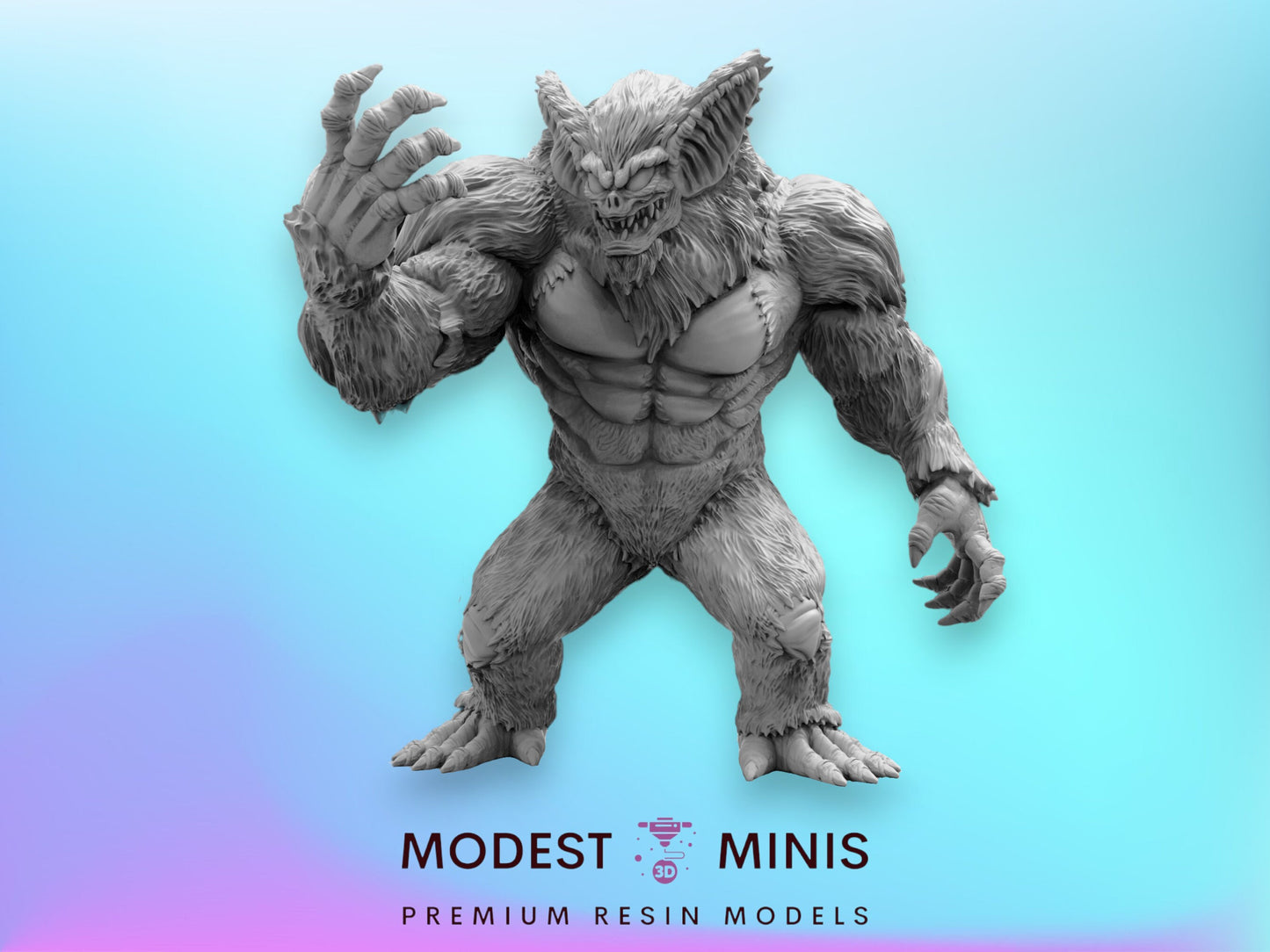 Papsinoid Batmotith A - Resin Cyberpunk Miniature  | Papsikels