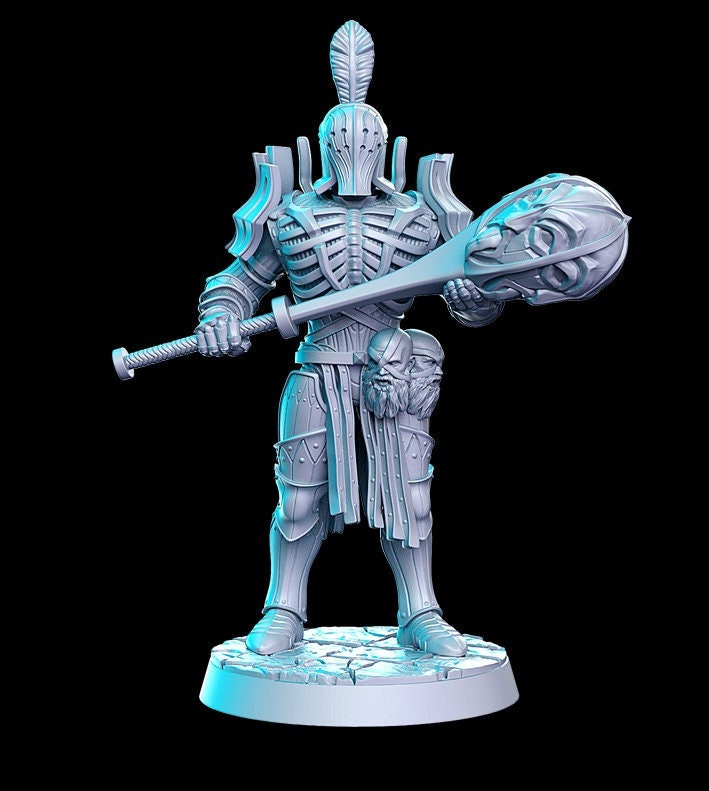 Amladril Elf Deathknight - 28mm 32mm Scale DnD Miniature | Dungeons and Dragons | Witcher Contract - RN Estudio