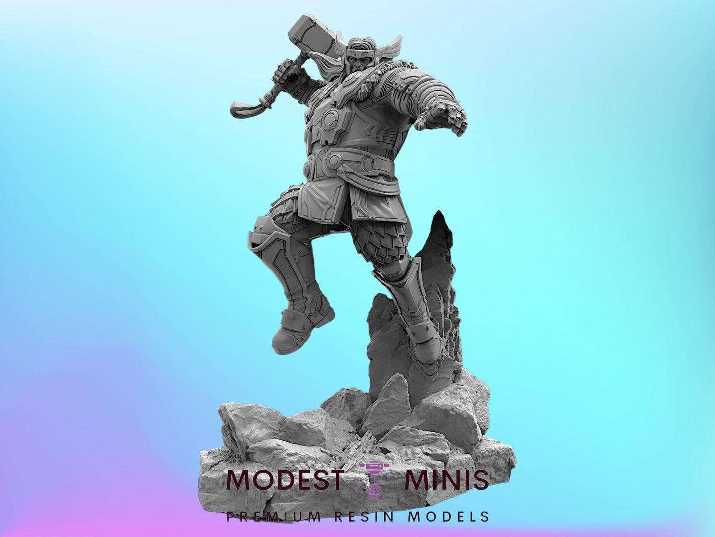 Rivals Lightning God - 40mm  Miniature | Crisis Protocol Proxy | Trident