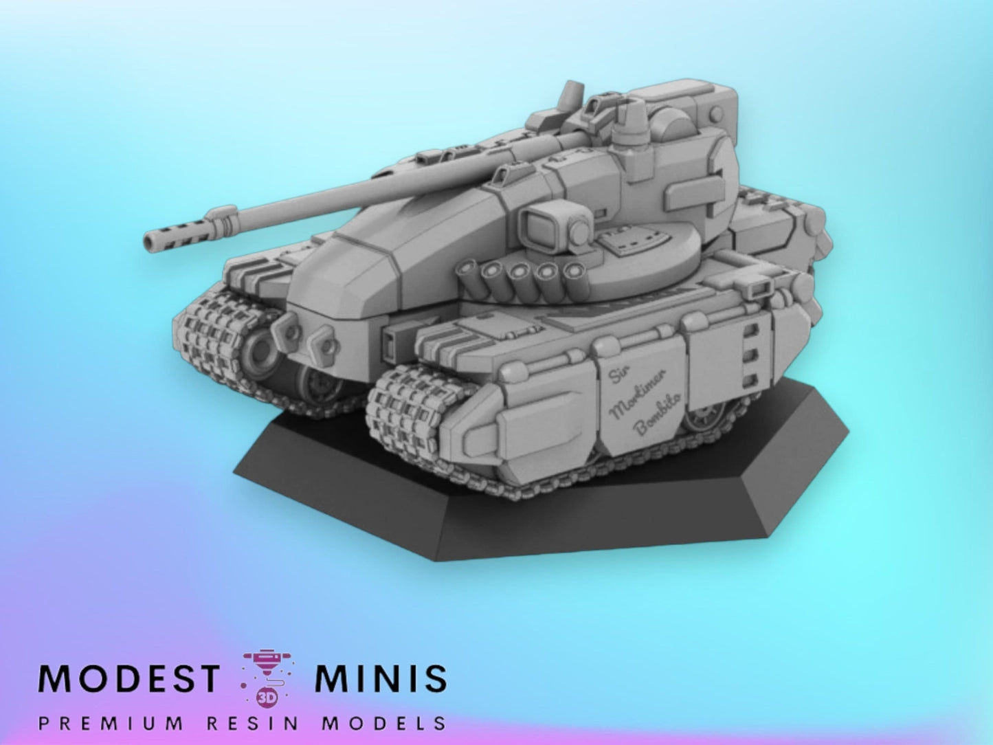 Veddi IT2 Tank  | 1:265 | 6mm Battletech Scale | Mecha | Sir Mortimer