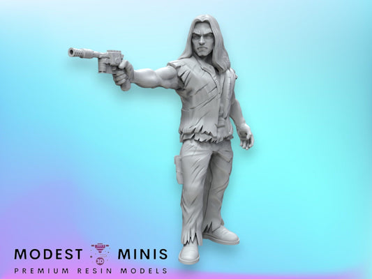 Exiled Young Blue Admiral - 28mm - 40mm Scale | Star Wars Legion Mini