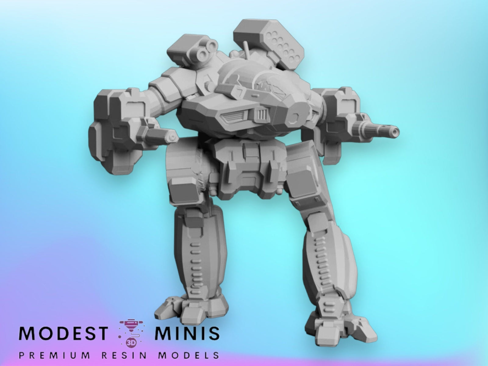 EBJ Ebon Jaguar | 1:265 | 6mm Battletech Scale | Mecha | Sir Mortimer ...