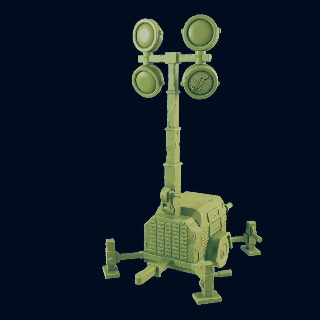 Portable Light Scatter Terrain | 28mm - 54mm Scale | Survivor Terrain | Fantasy Scatter | Sci Fi Terrain | Superhero