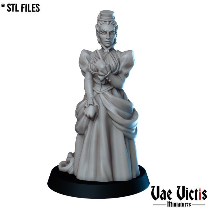6pc Gothic Tales Vampires Set | 28mm - 75mm Scale | DnD Frostgrave Mini | Vae Victis Fantasy