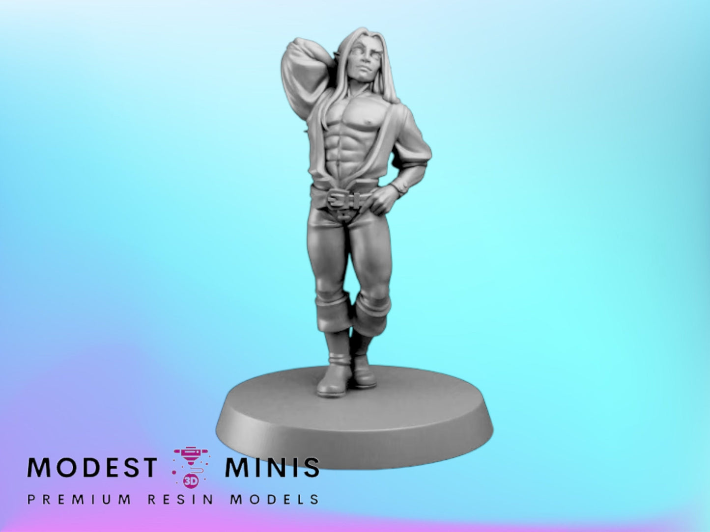 Male Entertainer Villager | 28mm - 75mm Scale | DnD Frostgrave Mini | Vae Victis Fantasy