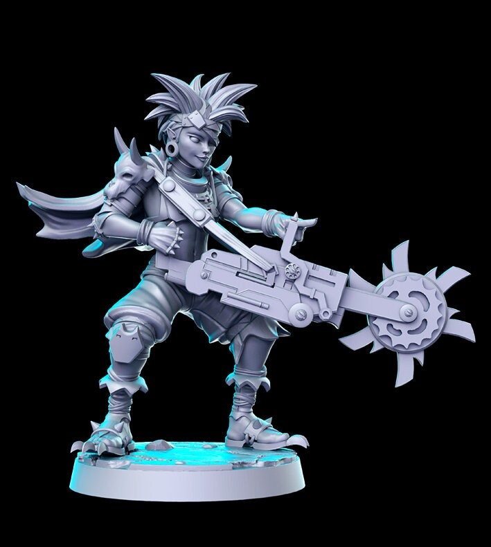 Sawyer of Loss - 32mm Scale DnD Miniature | Dungeons and Dragons | JRPG Mini - RN Estudio