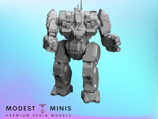 Battlemaster BLR-1G Red Corsair | 1:265 | 6mm Battl Scale | Mecha | Sir Mortimer