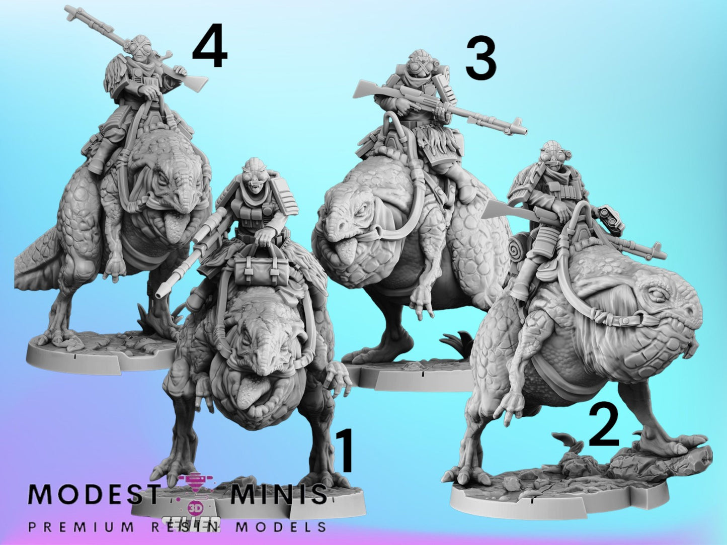 Swamp Riders - 28mm - 40mm Scale | Jandro | Star Wars Legion Mini
