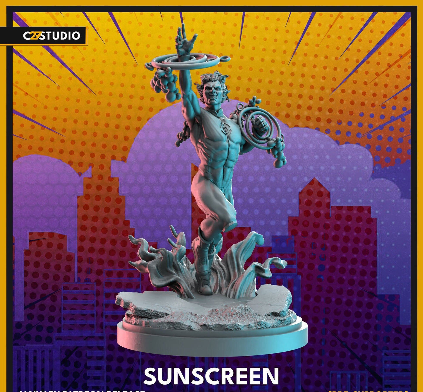 Sunscreen - 32mm - 40mm Mini | Crisis Protocol Proxy | C27