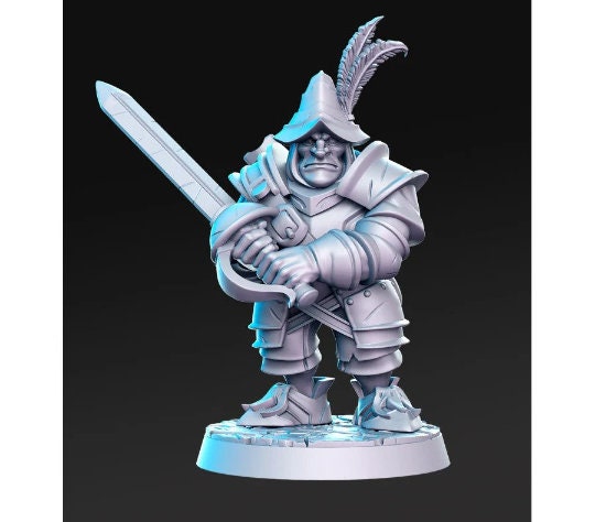 Edwin - 32mm Scale DnD Miniature | Dungeons and Dragons| JRPG Mini - RN Estudio