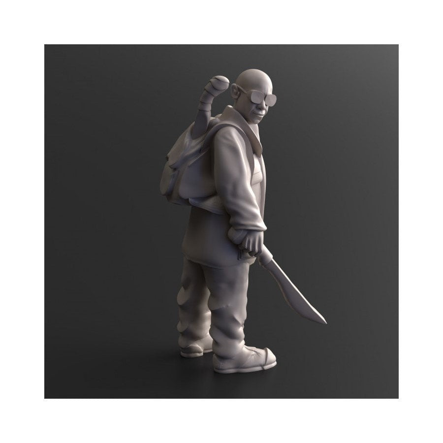 Survivor Denny | 28mm - 100mm Scale Resin Mini | Zombicide | Vaultz