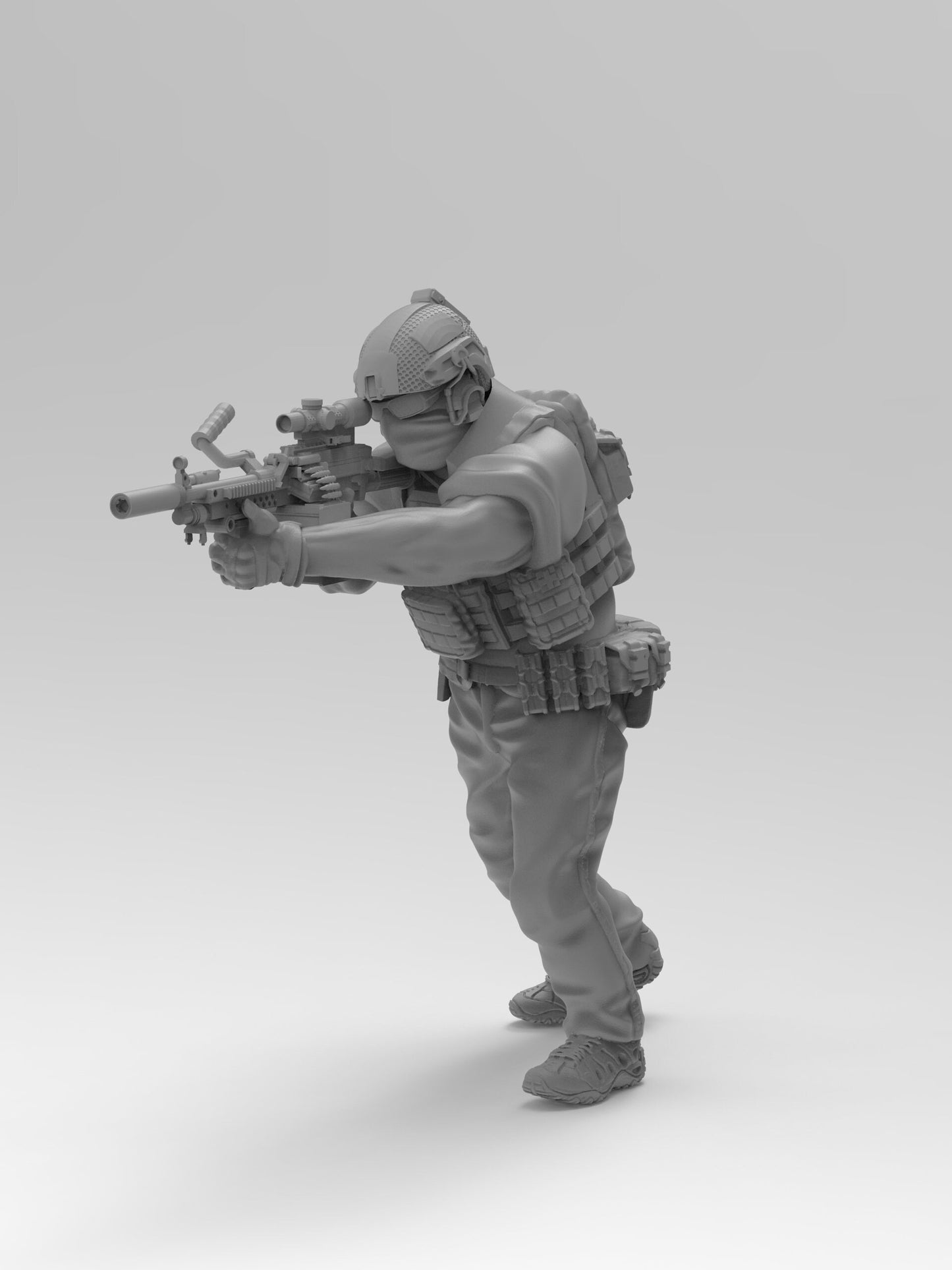 7pc PMC Private Military Contractors Set - 28mm Scale Resin Military Miniature | Zona Alfa | Spectre Ops Mini