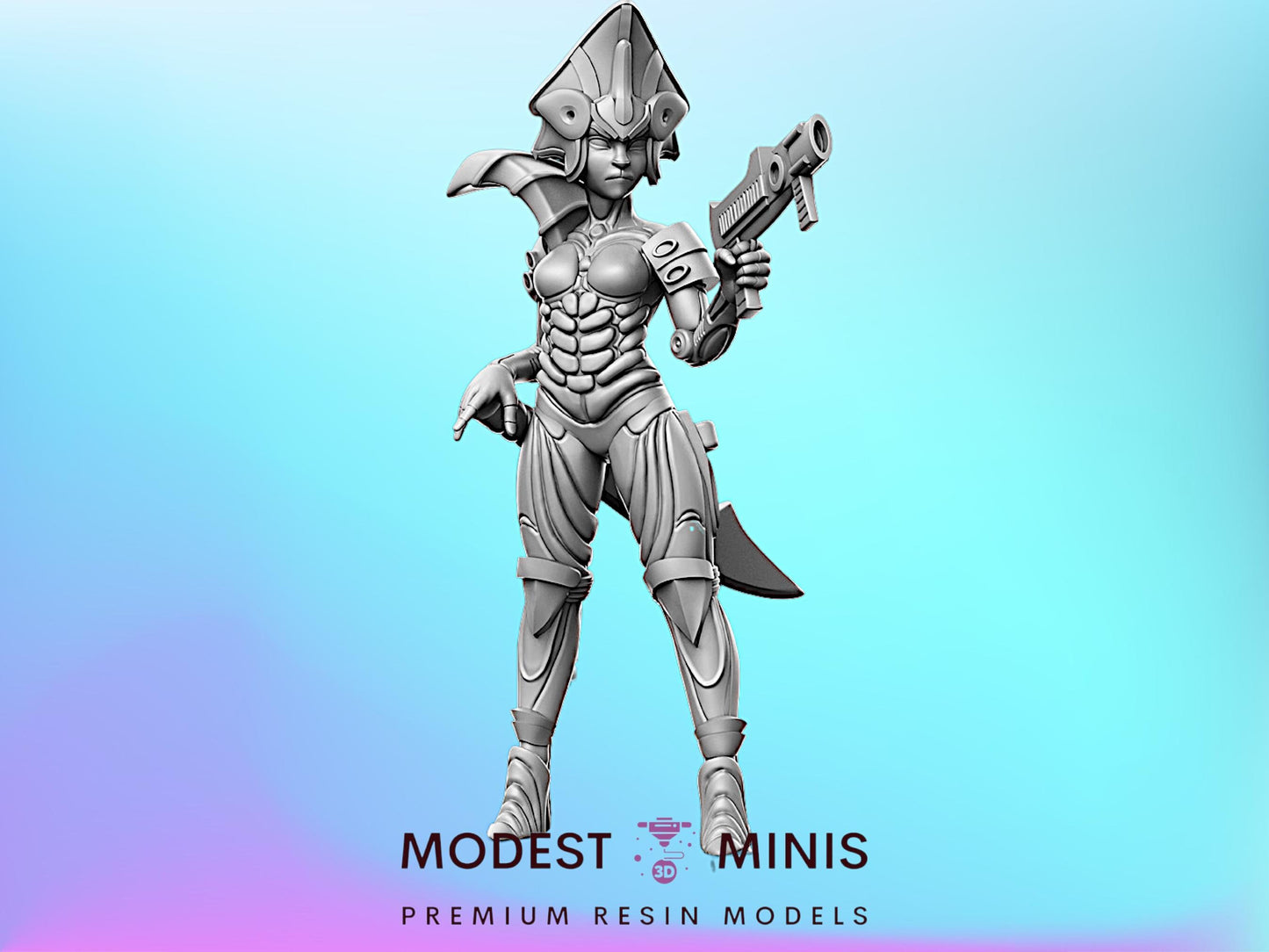 RN Cyberpunk 2 - Resin Cyberpunk Miniature  |  | RN Estudio
