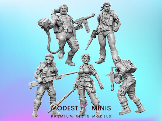 RN Joes Set 1 - 28mm 32mm Scale DnD Miniature | Dungeons and Dragons | RN Estudio