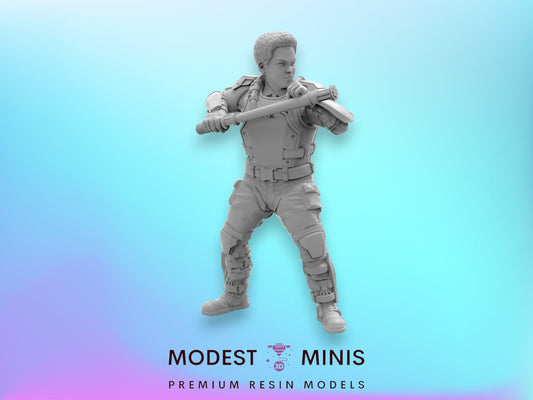 TVA Cops Leader - 32mm - 40mm Mini | Crisis Protocol Proxy | Trident