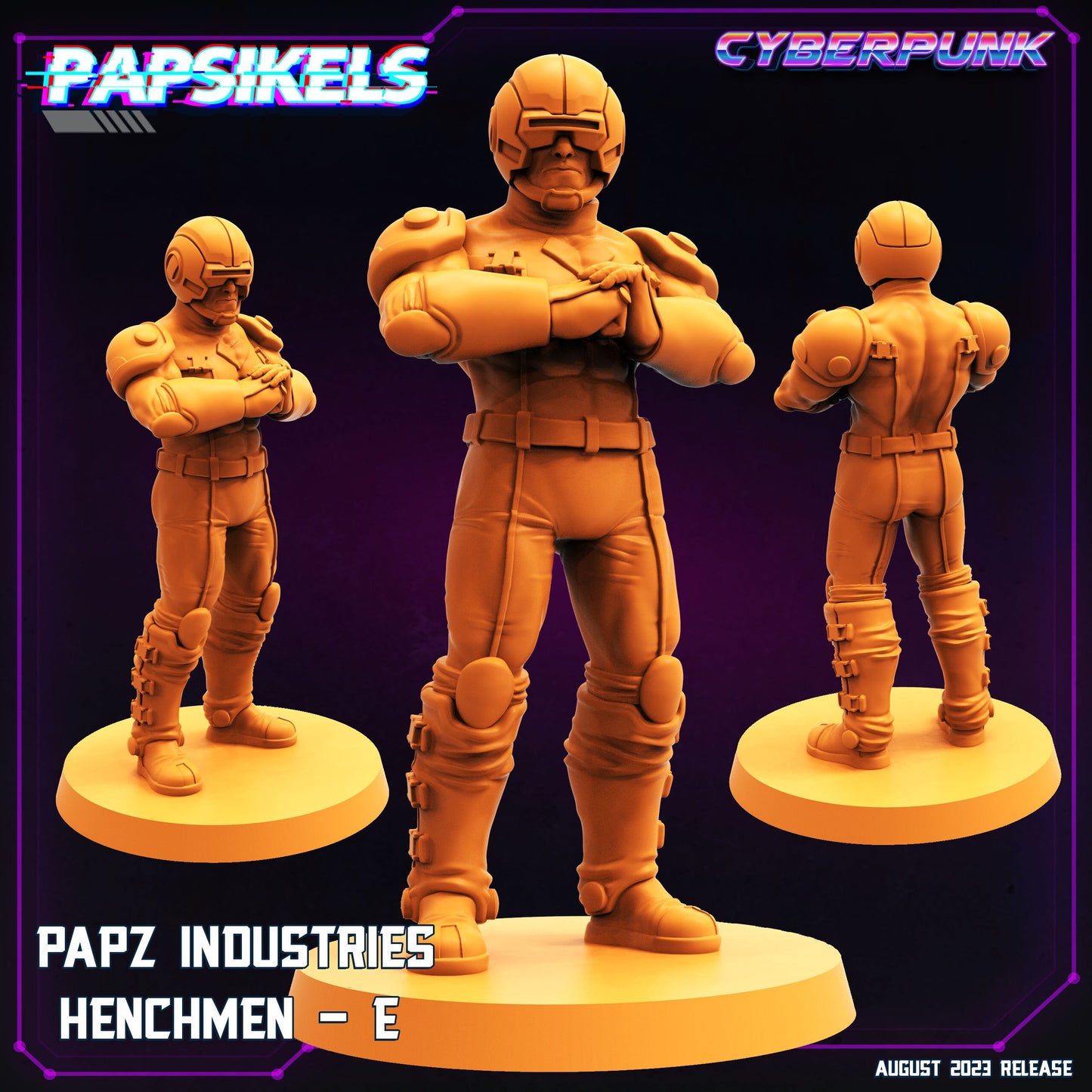 Papz Henchmen - Resin Cyberpunk Miniature  | Papsikels