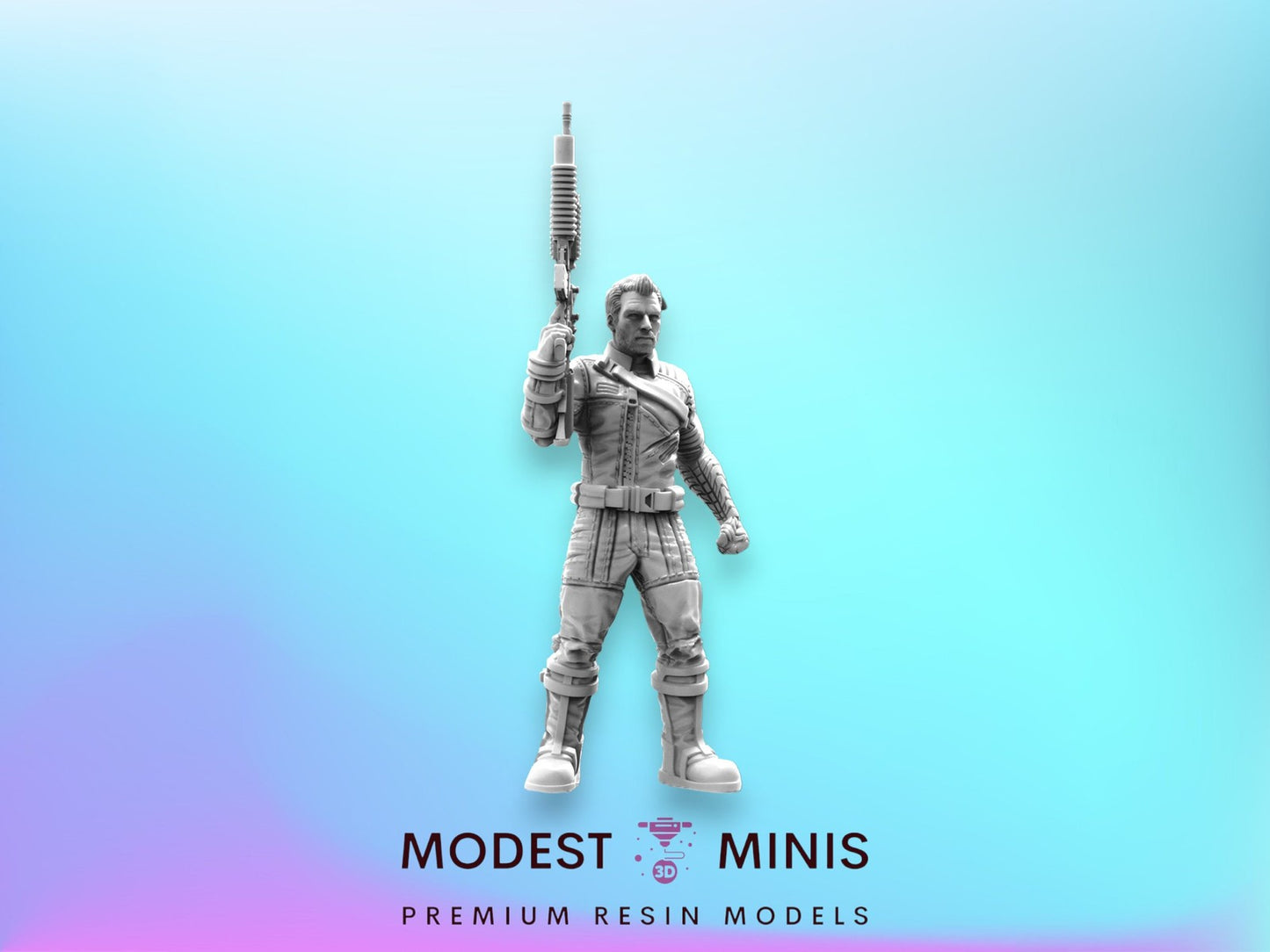 The Winter Assassin A - 40mm  Miniature | Crisis Protocol Proxy | Trident