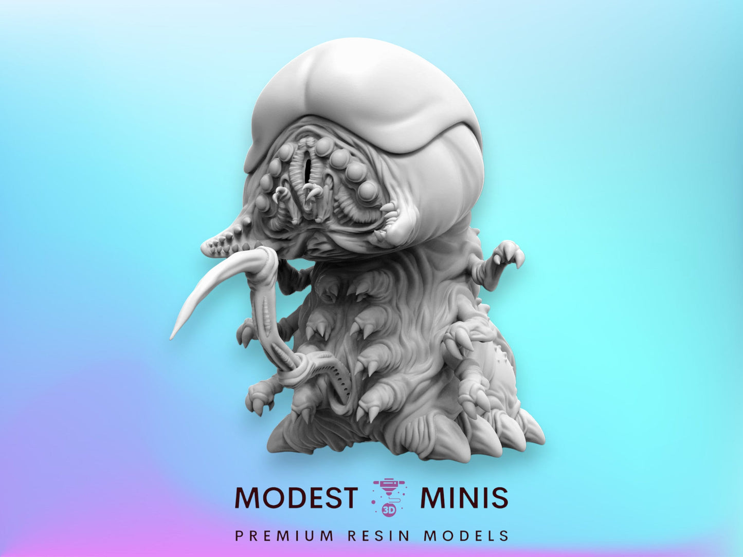 Alien Arachnid Hybrid Defiler - 32mm Scale Alien Miniature | RPG | Sci fi | Cyberpunk | Role Playing | DnD | Papsikel