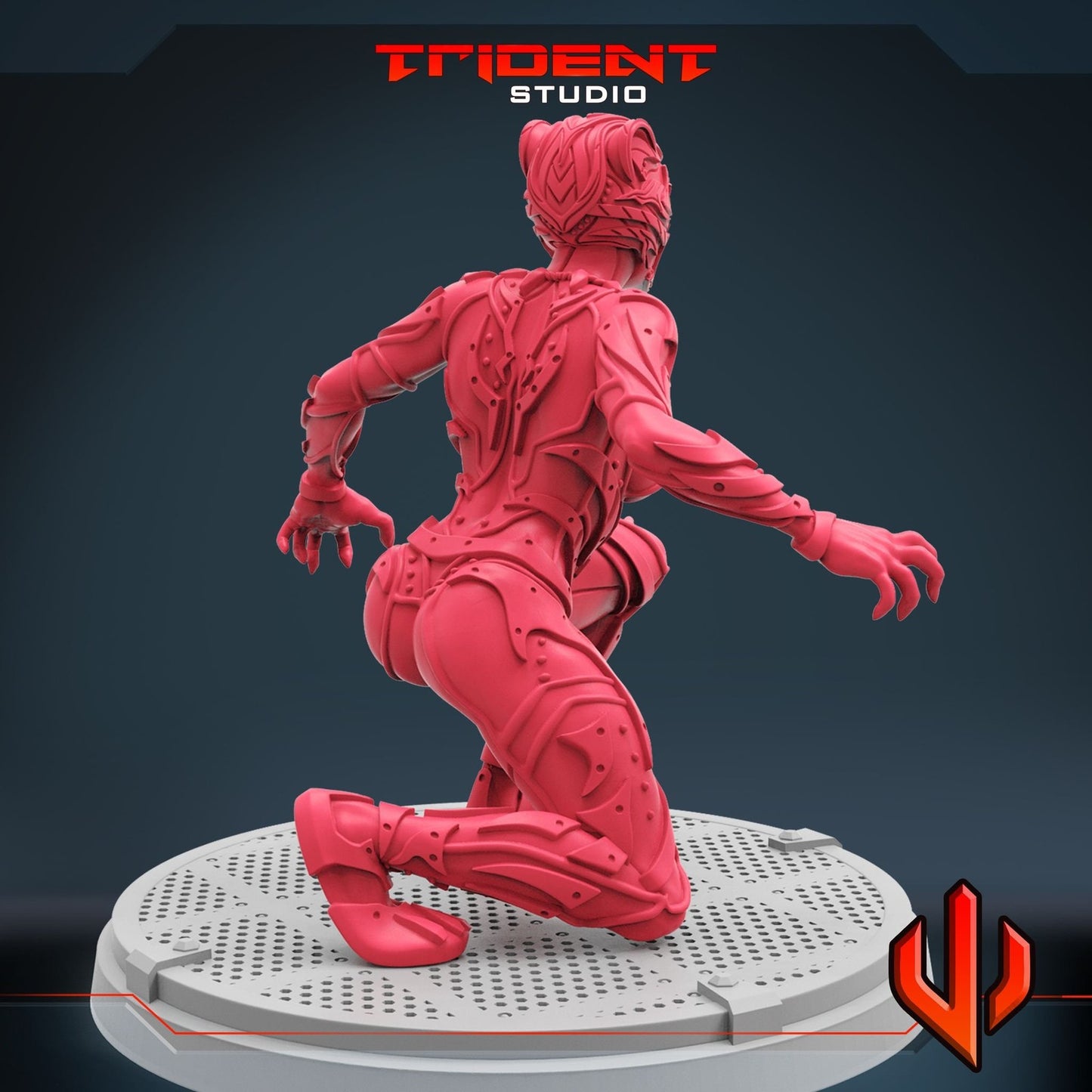 Little Panther B - 40mm  Miniature | Crisis Protocol Proxy | Trident