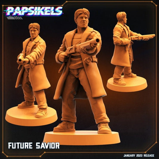Future Savior - 32mm Scale Resistence | RPG | Sci fi | Cyberpunk | Role Playing | DnD | Papsikel