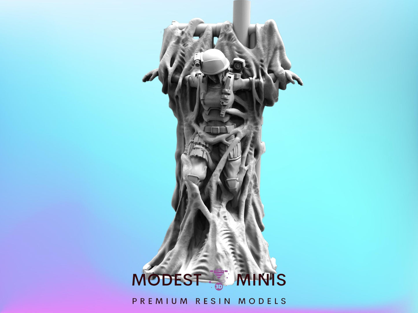 Marine Victims A-D - 32mm Scale Alien Miniature | RPG | Sci fi | Cyberpunk | Role Playing | DnD | Papsikel