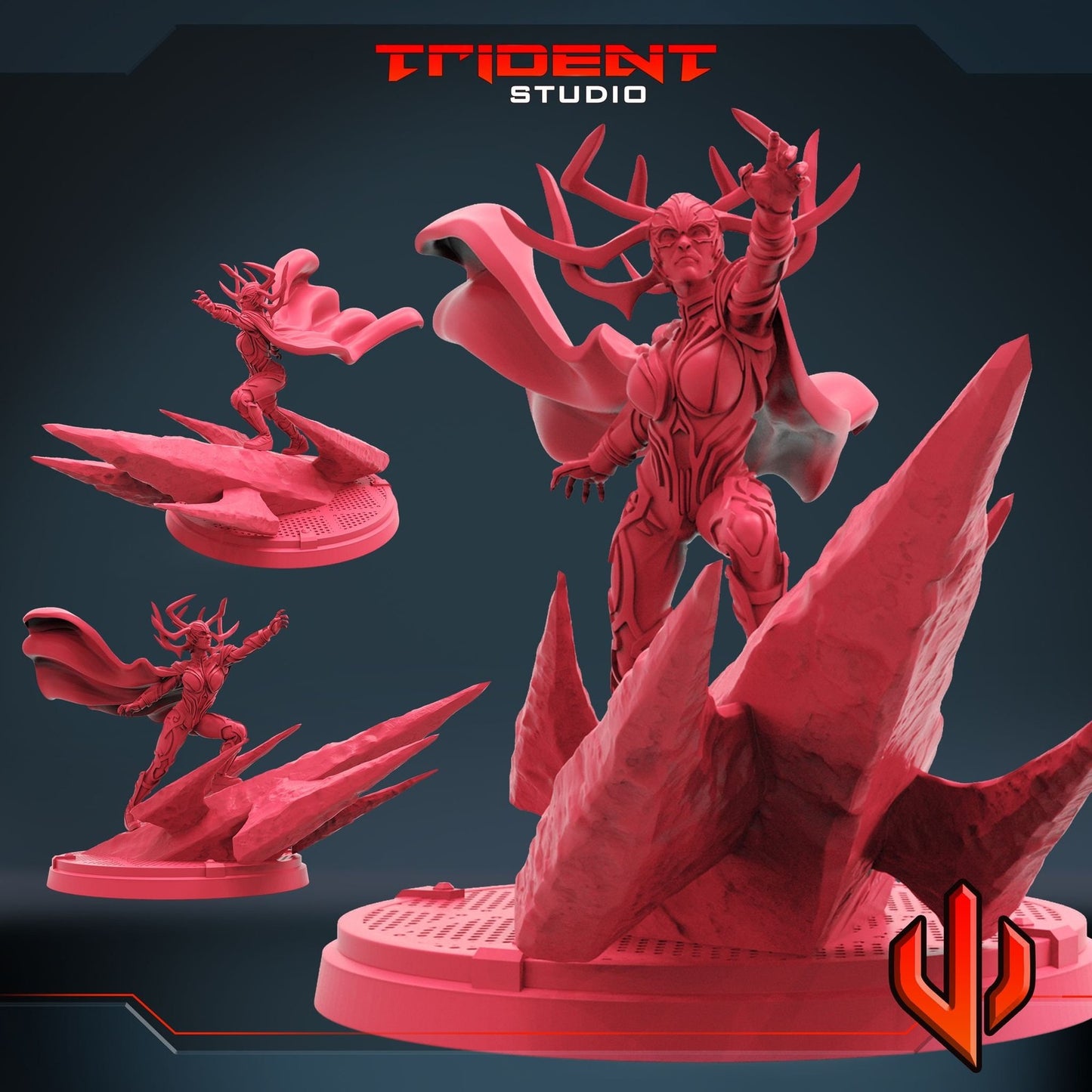 Hellya - 40mm  Miniature | Crisis Protocol Proxy | Trident