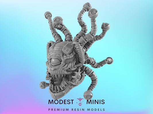 Eye Beast Beholder | 25mm to 100mm Steampunk Mini | DnD | EC3D