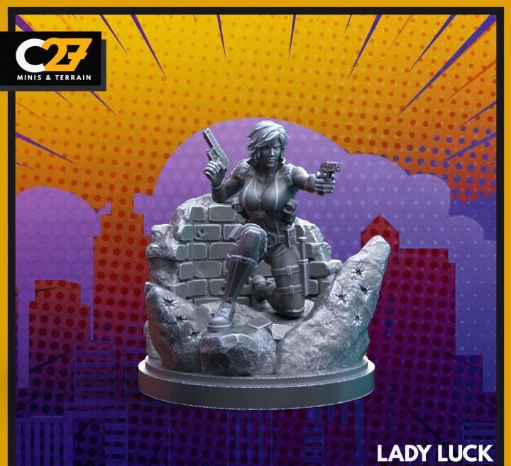 Lady Luck - 32mm - 40mm Mini | Crisis Protocol Proxy | C27