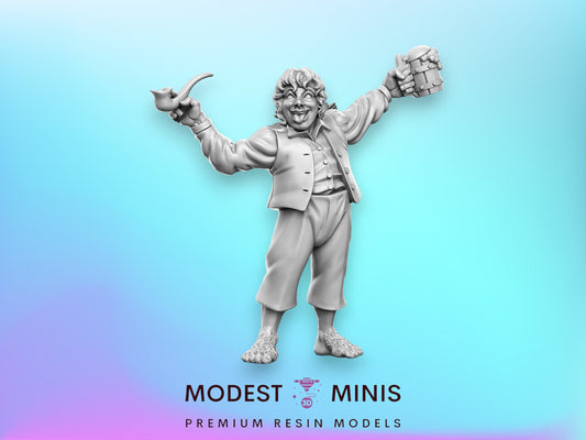 Mer Hobbit - 32mm Scale DnD Miniature | Dungeons and Dragons | JRPG Mini - RN Estudio