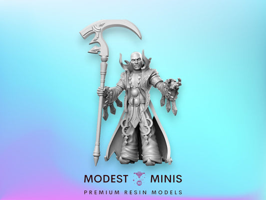 Death Scythe Soul Fighter - 32mm Scale DnD Miniature | Dungeons and Dragons | JRPG Mini - RN Estudio