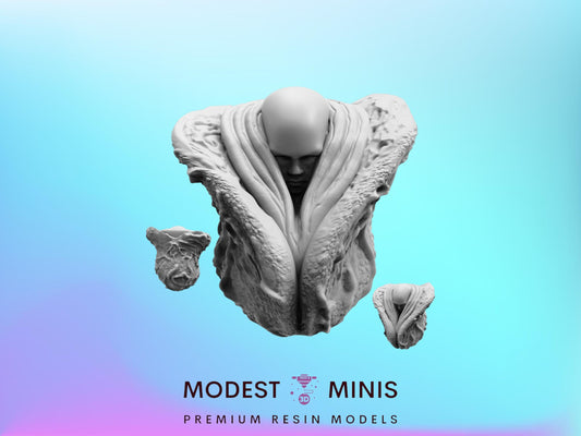 3pc Human Hybrid Offspring egg - 32mm Scale Alien Miniature | RPG | Sci fi | Cyberpunk | Role Playing | DnD | Papsikel