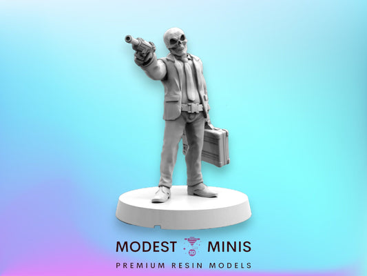 4pc Skelerobbers Set - 32mm Scale Cyberpunk Miniature  | Alien | Papsikels