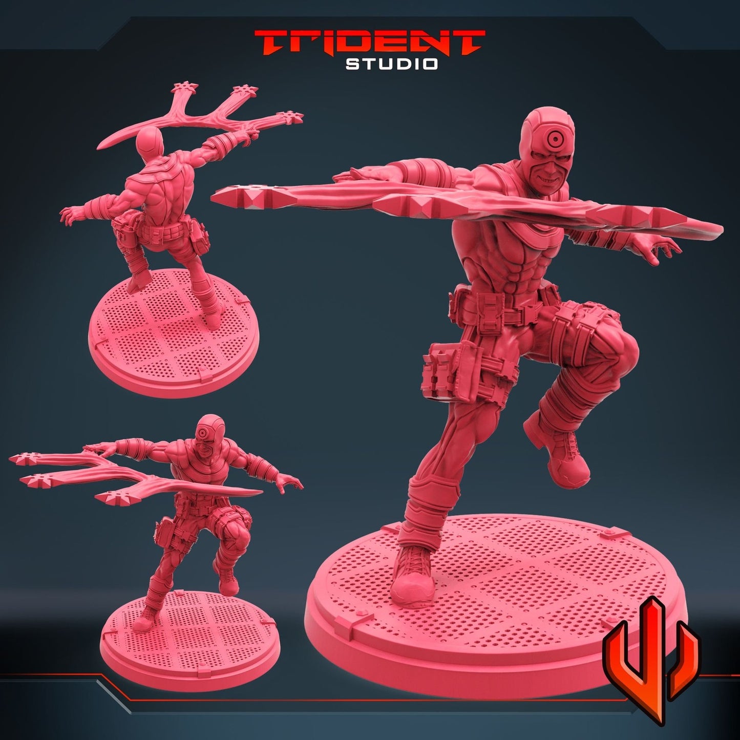 Target A - 40mm  Miniature | Crisis Protocol Proxy | Trident