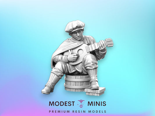 Forley Pickpocket Bard - 32mm Scale DnD Miniature | Dungeons and Dragons | JRPG Mini - RN Estudio