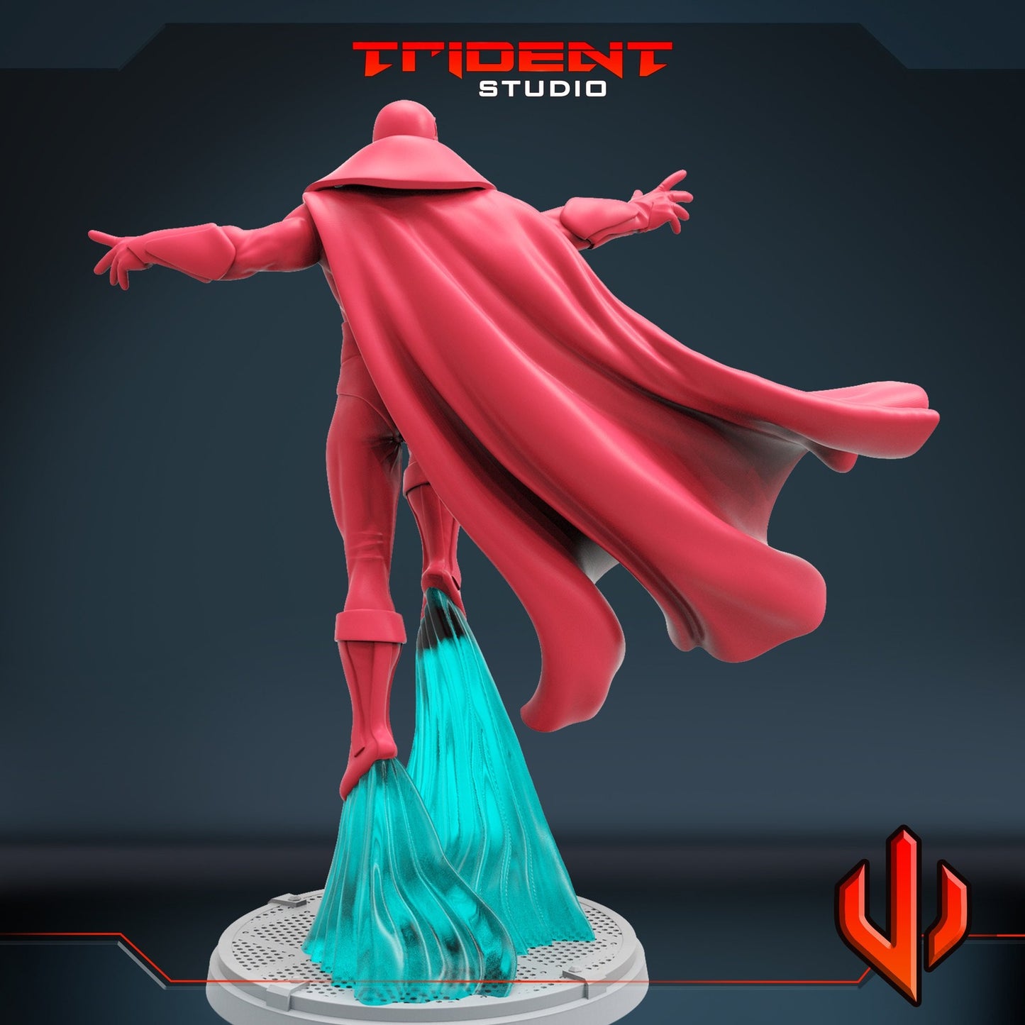 Synthezoid V Vision- 40mm  Miniature | Crisis Protocol Proxy | Trident