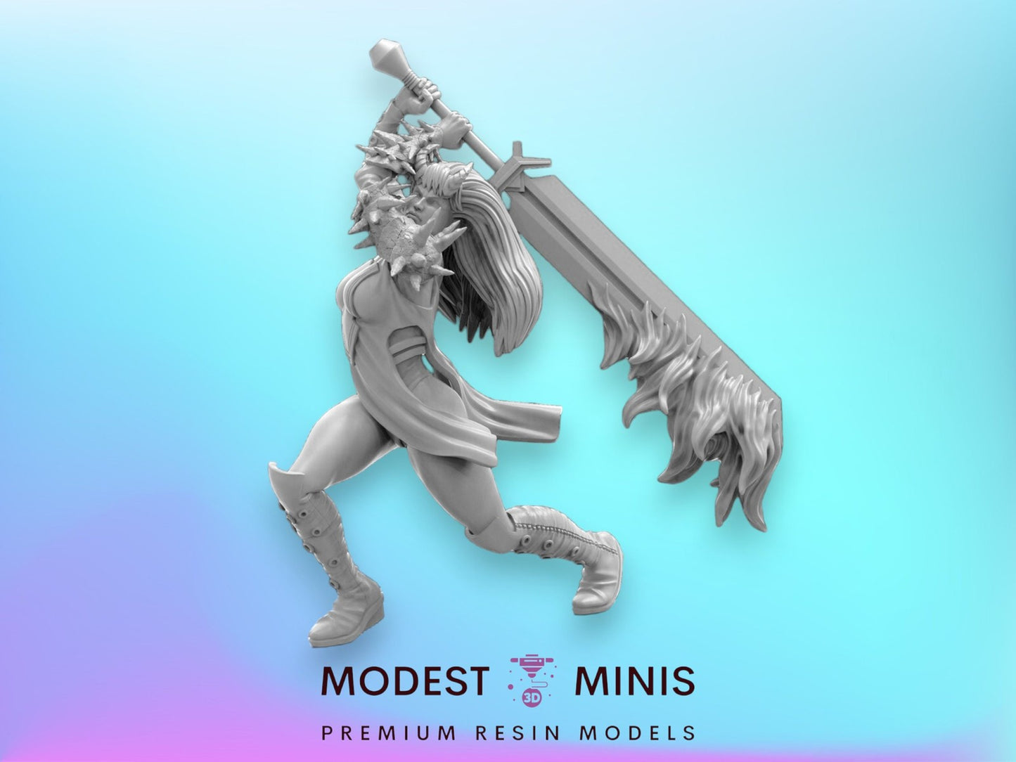 Phoenix Magic B - 40mm  Miniature | Crisis Protocol Proxy | Trident