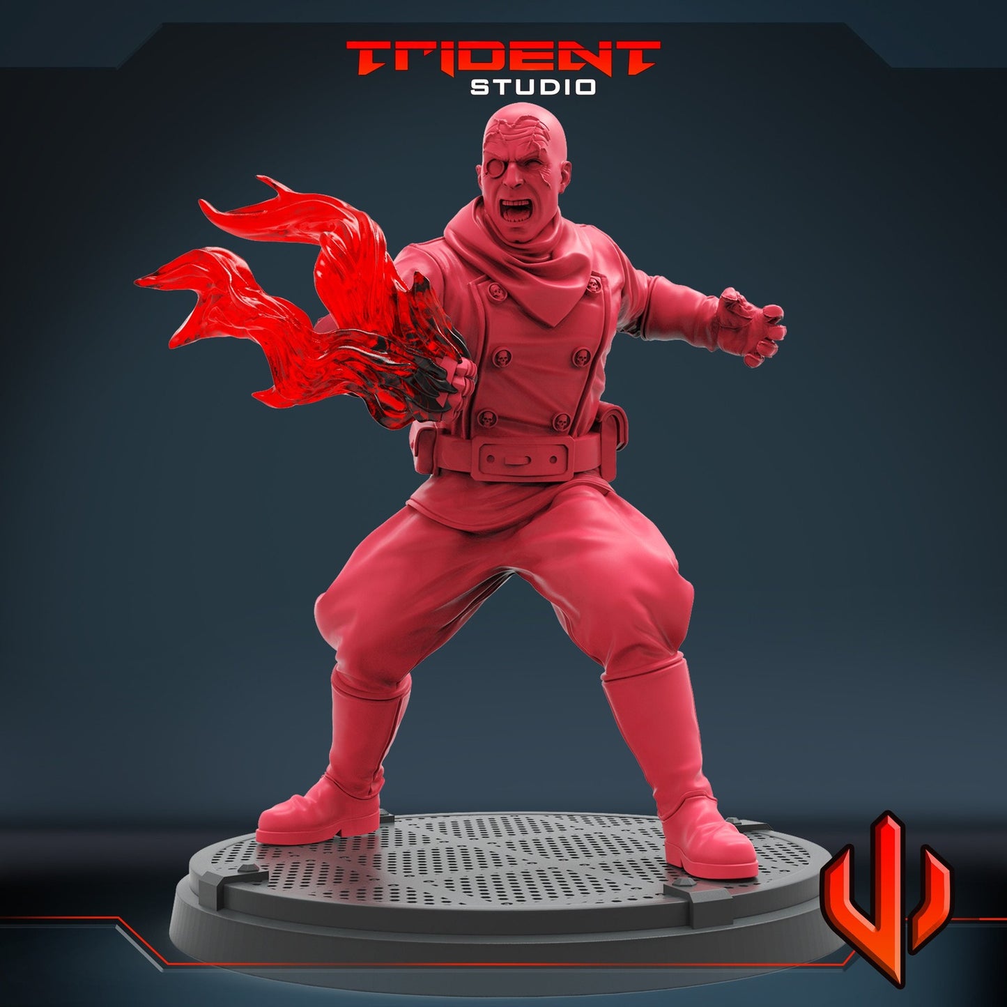The Baron B - 40mm  Miniature | Crisis Protocol Proxy | Trident
