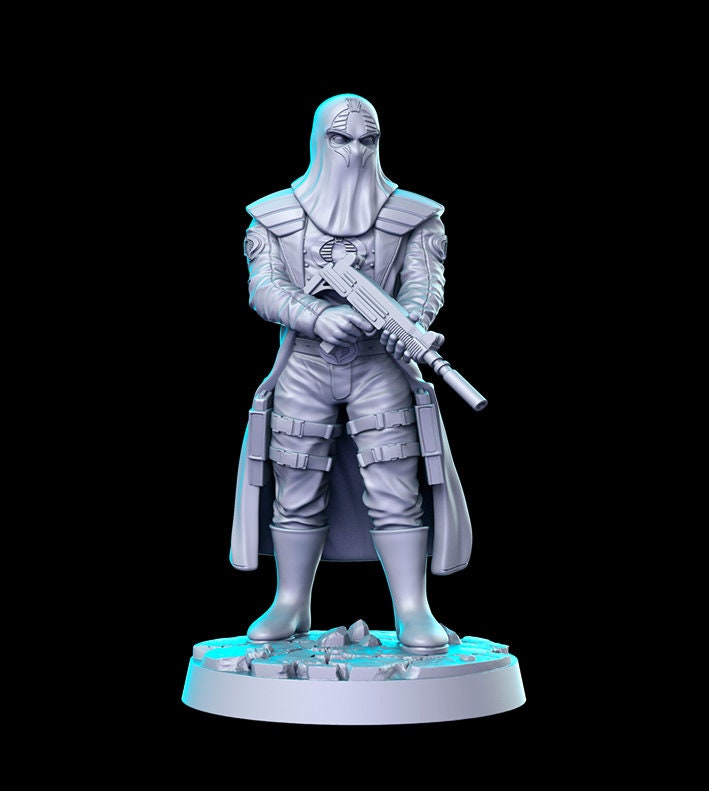 Cobra Leader - 28mm 32mm Scale DnD Miniature | Dungeons and Dragons | RN Estudio