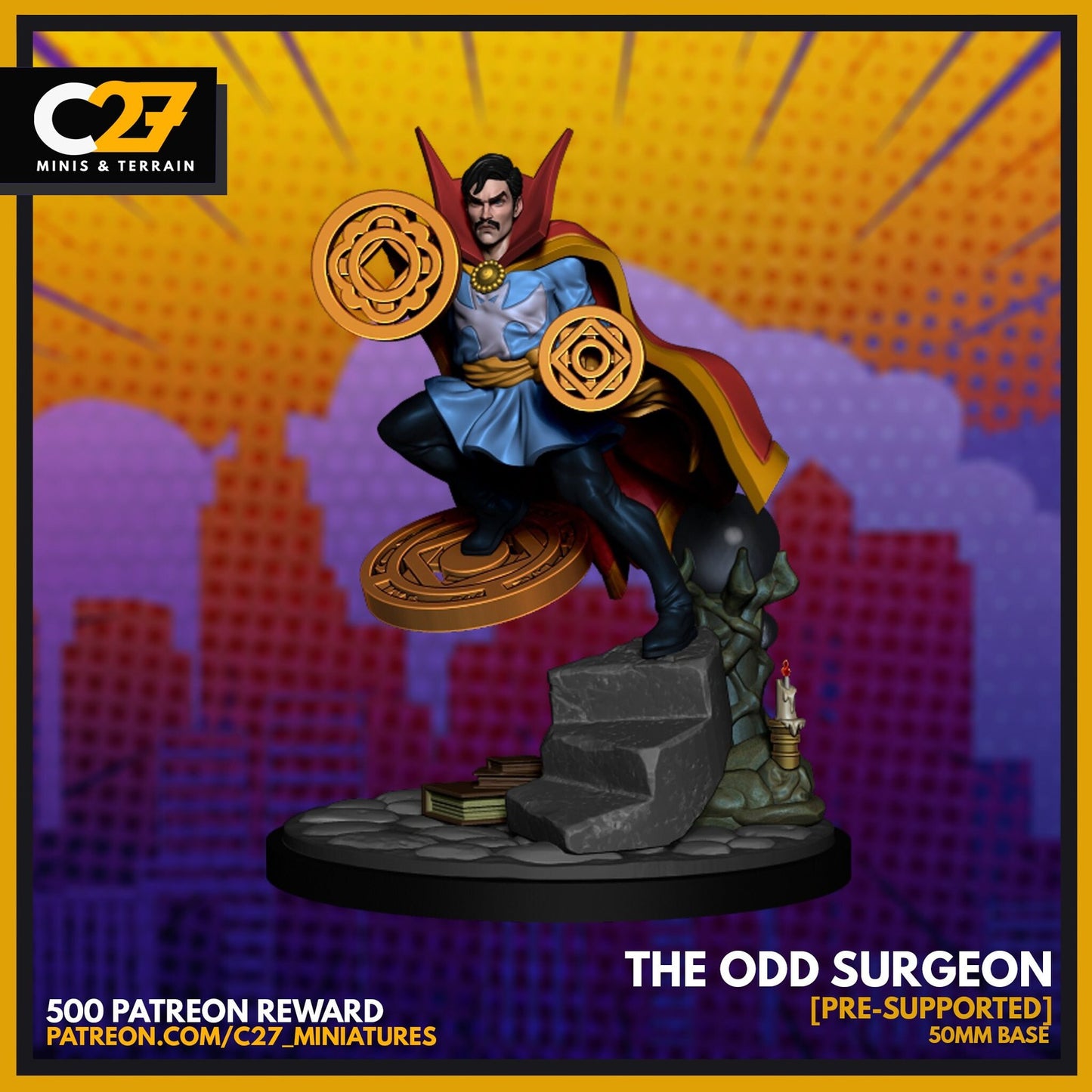 The Odd Surgeon - Dr Strange 32mm - 40mm Mini | Crisis Protocol Proxy | C27