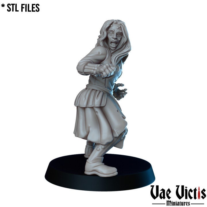 6pc Plague Set | 28mm - 75mm Scale | DnD Frostgrave Mini | Vae Victis Fantasy