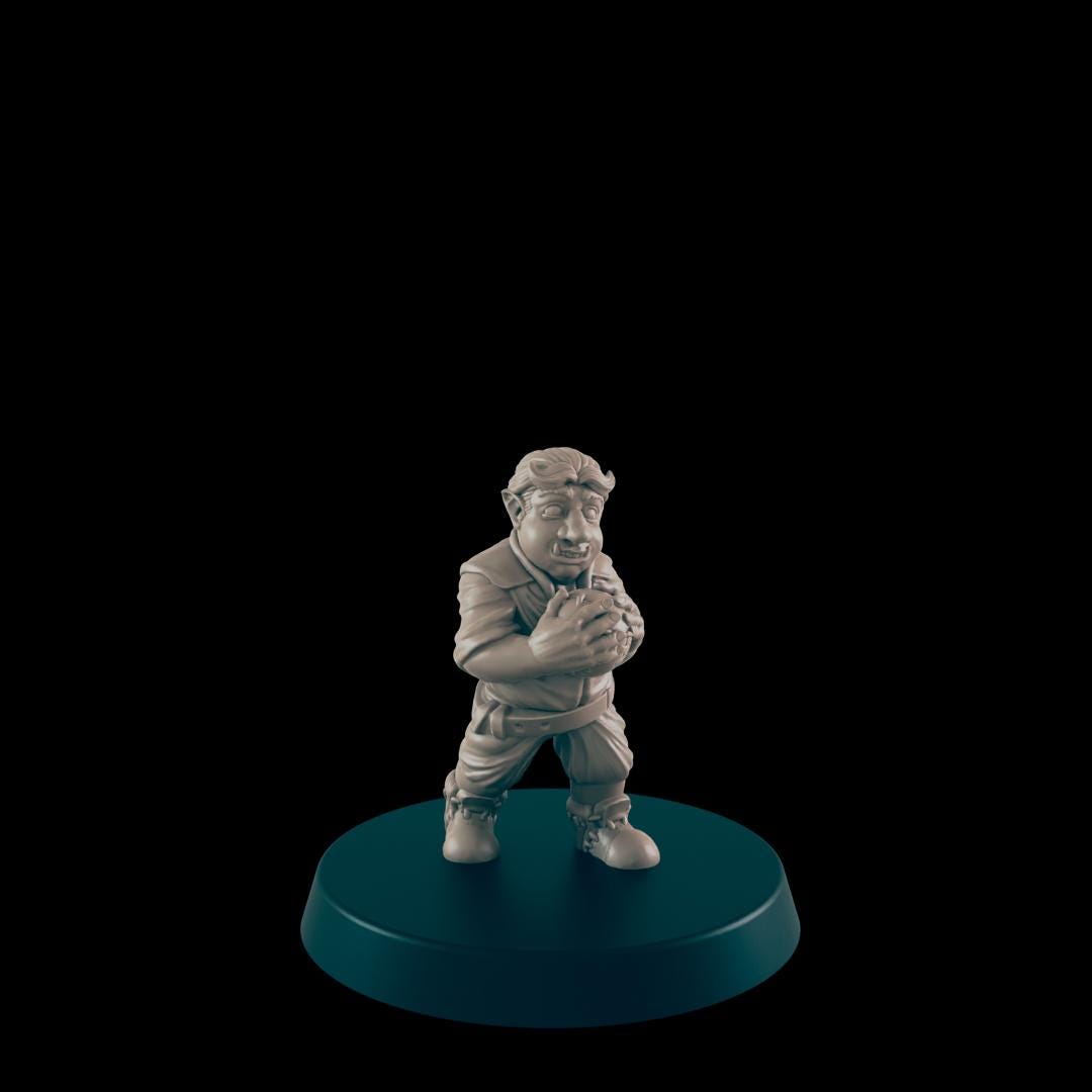 Commoners and Kids  | 25mm - 100mm Scale | DnD | EC3D Fantasy Mini | Everyday Folk