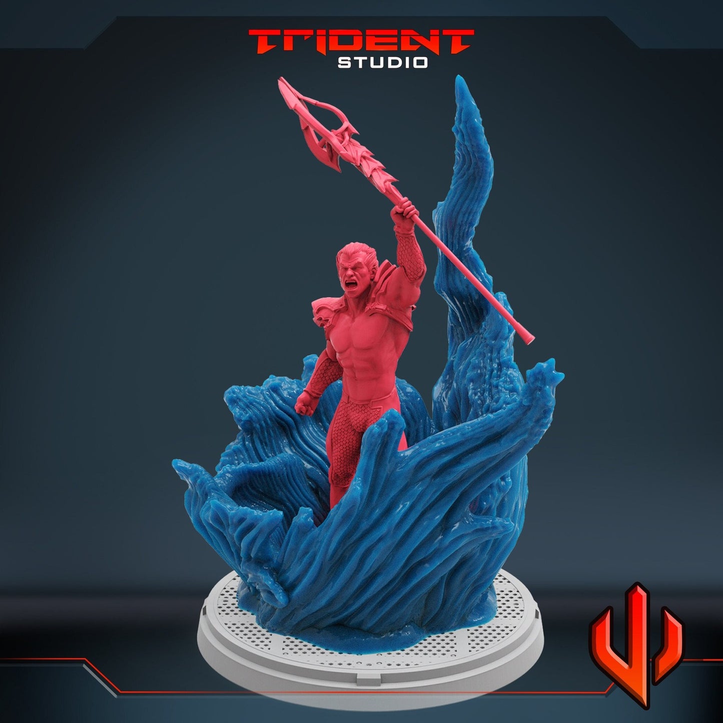 Phoenix Fishy - 40mm  Miniature | Crisis Protocol Proxy | Trident