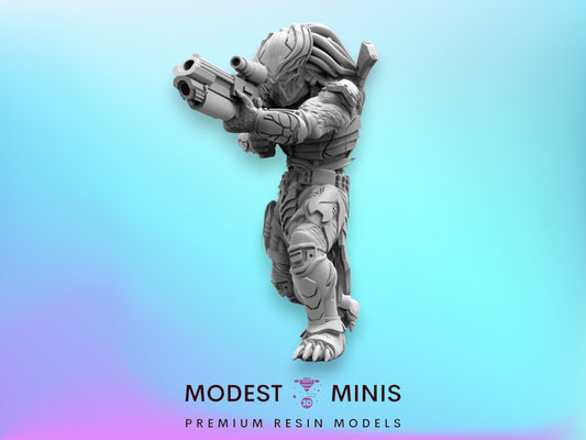 Death Squad Accountor - Resin 3D Print Alien Miniature | RPG | Sci fi | Cyberpunk | Role Playing | DnD | Papsikel