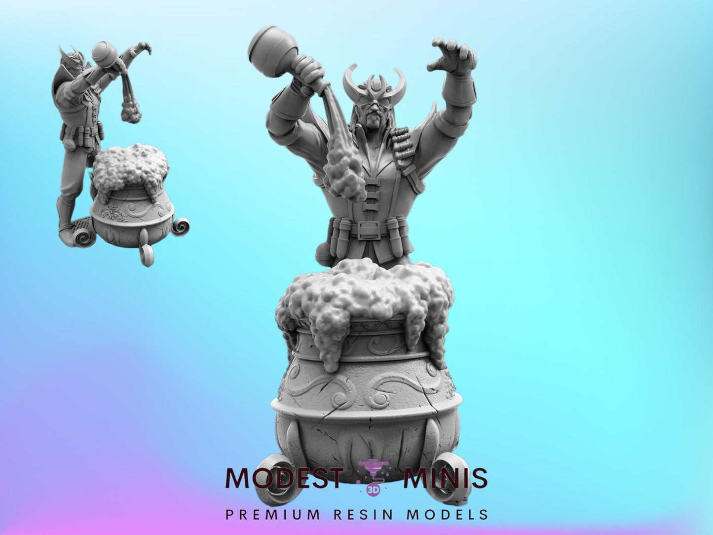 Diablo - 40mm  Miniature | Crisis Protocol Proxy | Trident