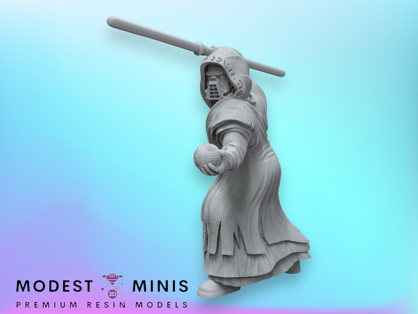 The Mystical Sorcerer - 28mm - 40mm Scale | Black Remnant Star Wars Legion Mini