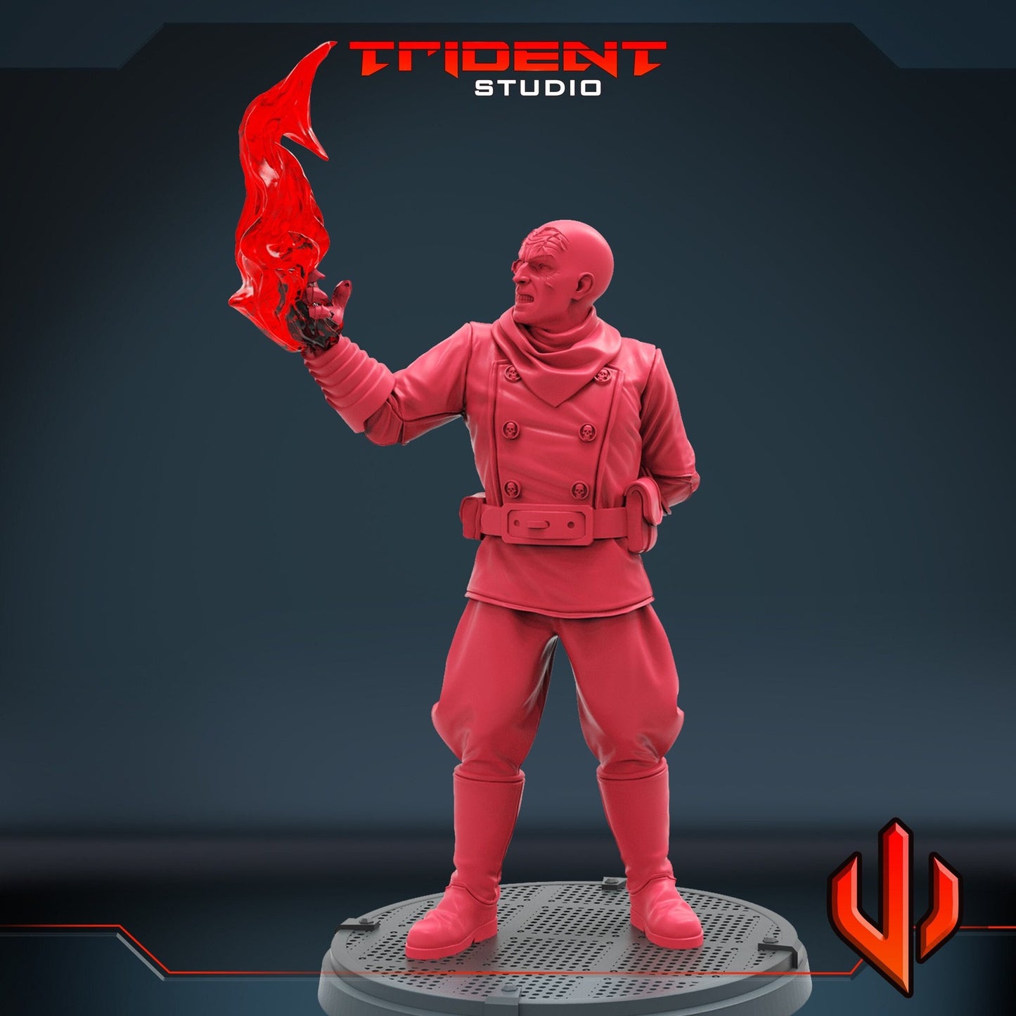 The Baron A - 40mm  Miniature | Crisis Protocol Proxy | Trident