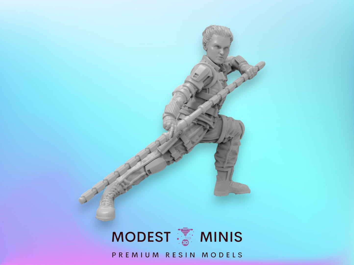 Black Florence Readied - 40mm  Miniature | Crisis Protocol Proxy | Trident