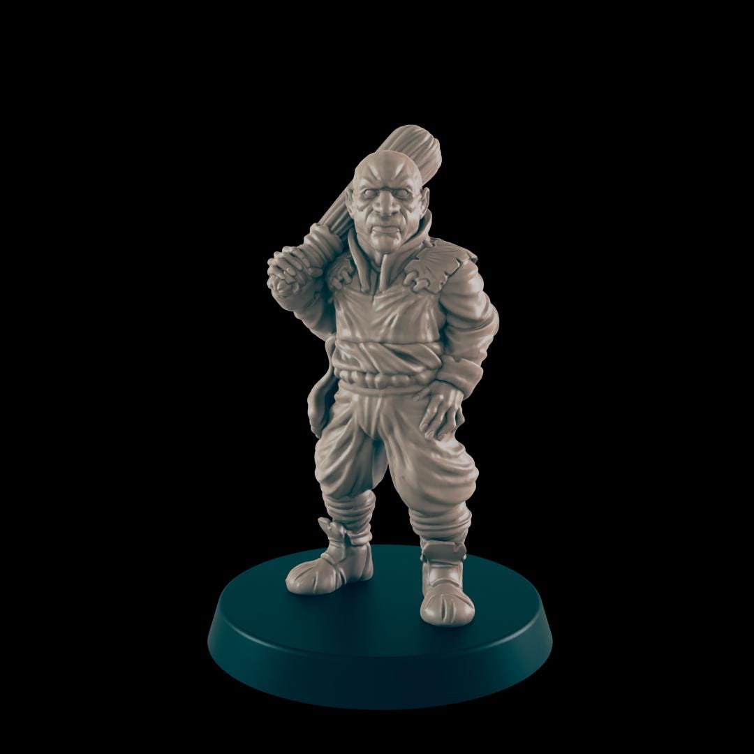 Troublemakers Set | 25mm - 100mm Scale | DnD | EC3D Fantasy Mini | Everyday Folk