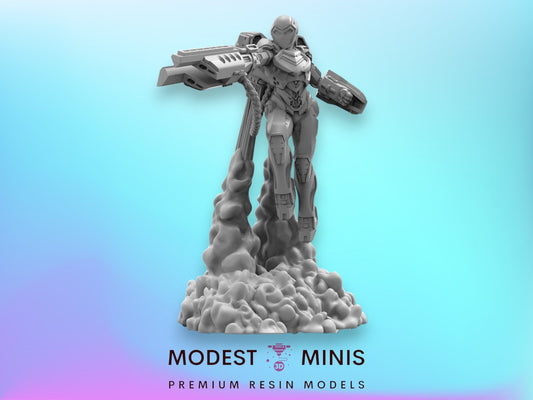 Lady Iron - 40mm  Miniature | Crisis Protocol Proxy | Trident